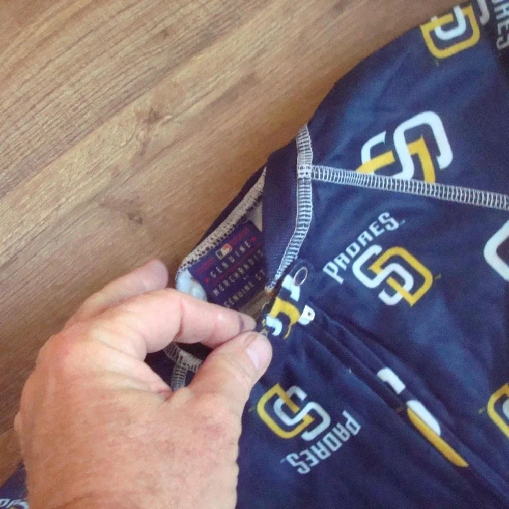 SAN DIEGO PADRES 18M ROMPER ONE Infant/Toddler  Coverall Zip Up‎ Sleeper